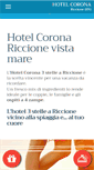 Mobile Screenshot of hotelcoronariccione.it